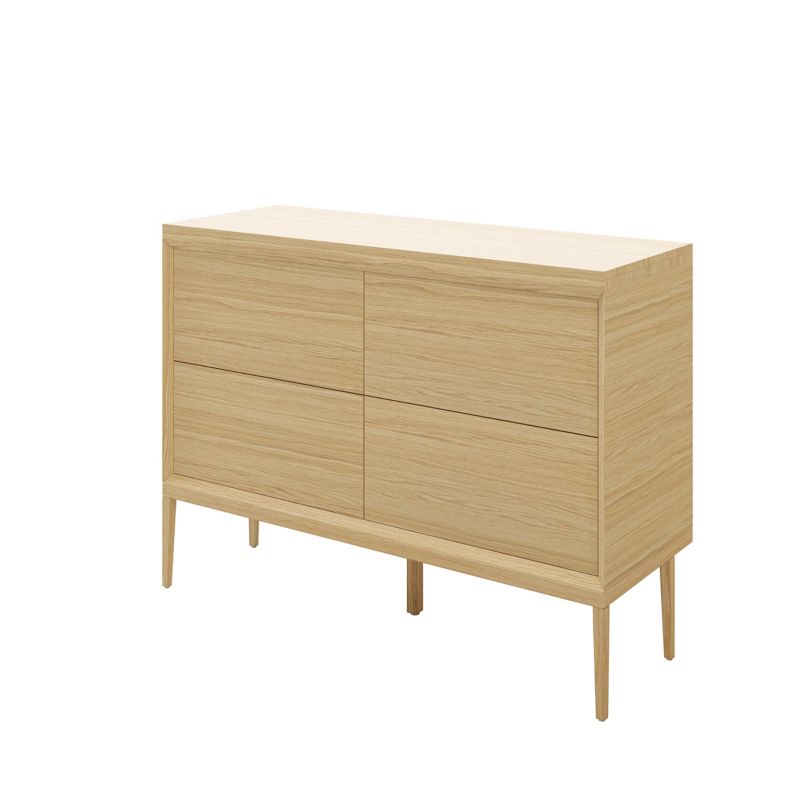 Szafka z szufladami pod umywalkę GoodHome Avela 120 cm drewno