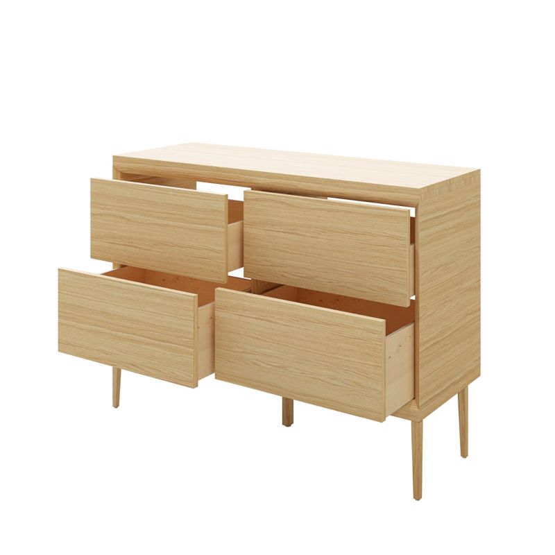 Szafka z szufladami pod umywalkę GoodHome Avela 120 cm drewno
