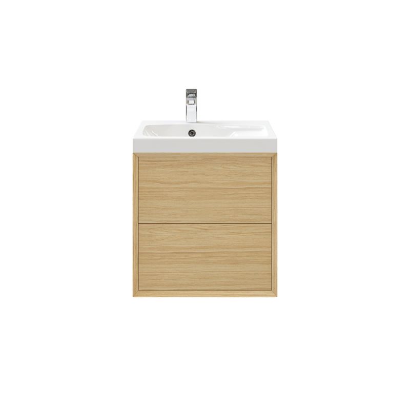 Szafka z szufladami pod umywalkę GoodHome Avela 60 cm drewno