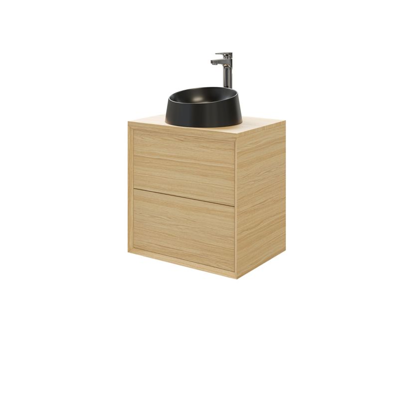 Szafka z szufladami pod umywalkę GoodHome Avela 60 cm drewno