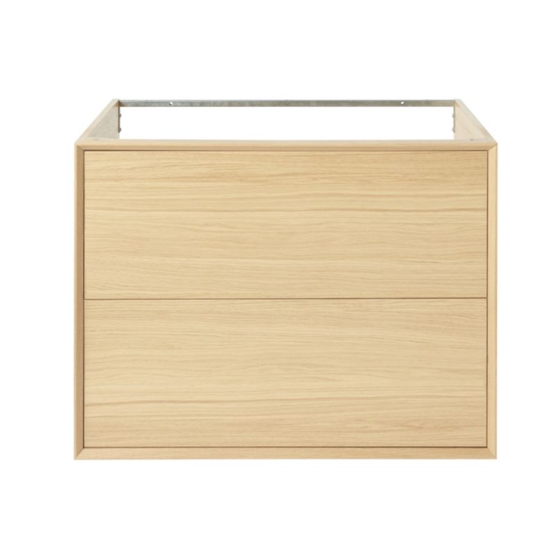 Szafka z szufladami pod umywalkę GoodHome Avela 80 cm drewno