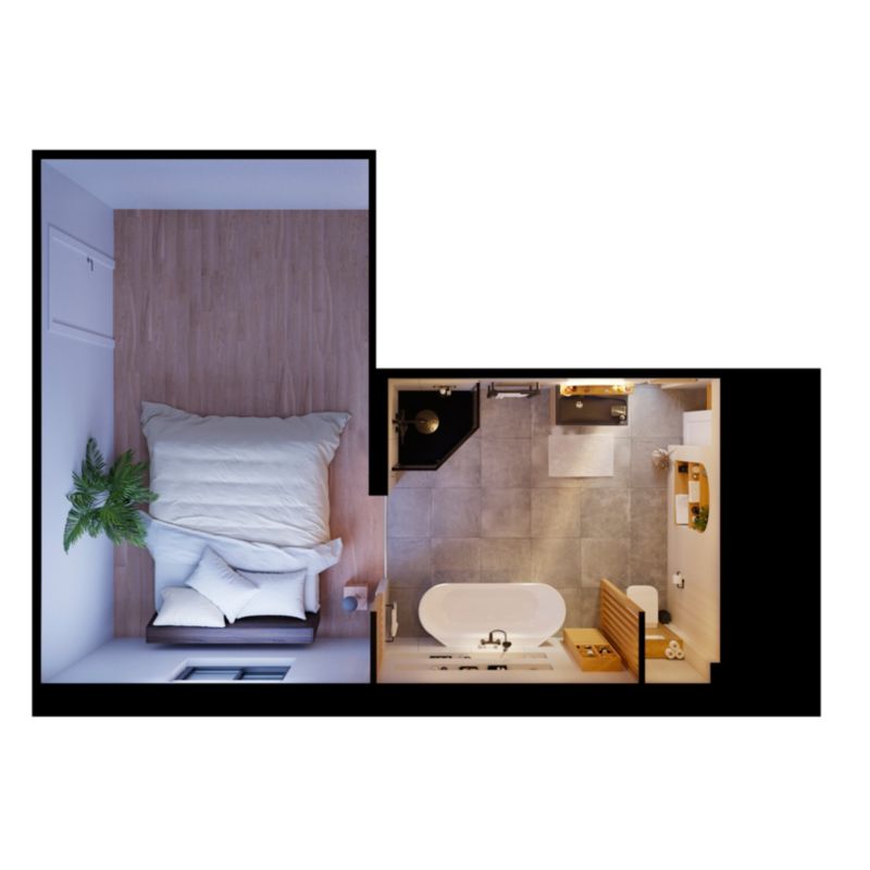 Szafka z szufladami pod umywalkę GoodHome Avela 80 cm drewno