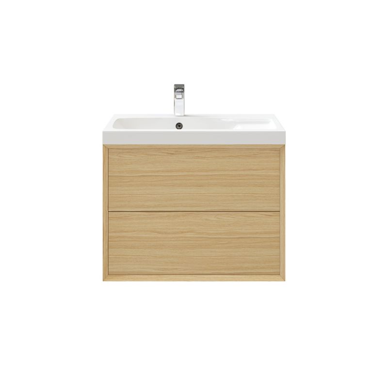 Szafka z szufladami pod umywalkę GoodHome Avela 80 cm drewno