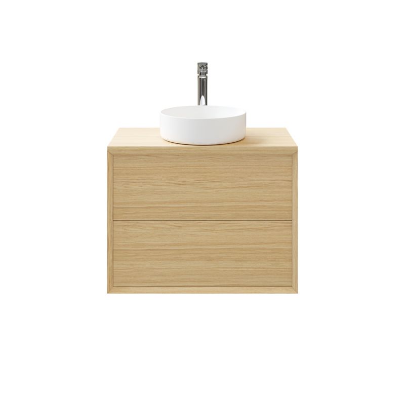 Szafka z szufladami pod umywalkę GoodHome Avela 80 cm drewno
