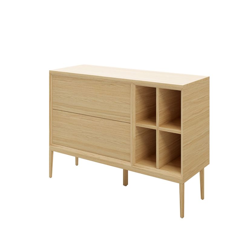 Szafka z szufladami pod umywalkę GoodHome Avela 80 cm drewno
