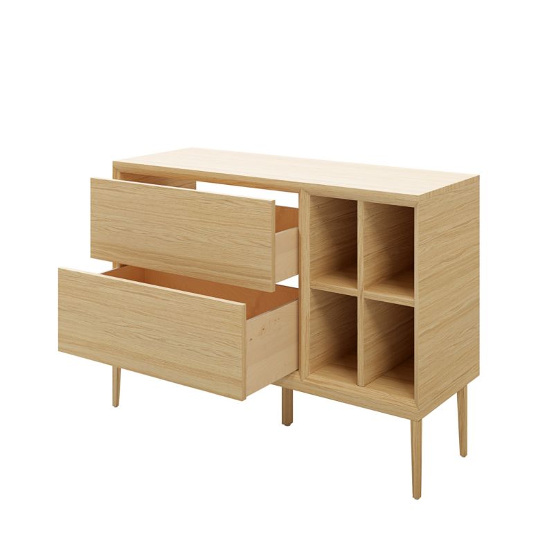 Szafka z szufladami pod umywalkę GoodHome Avela 80 cm drewno