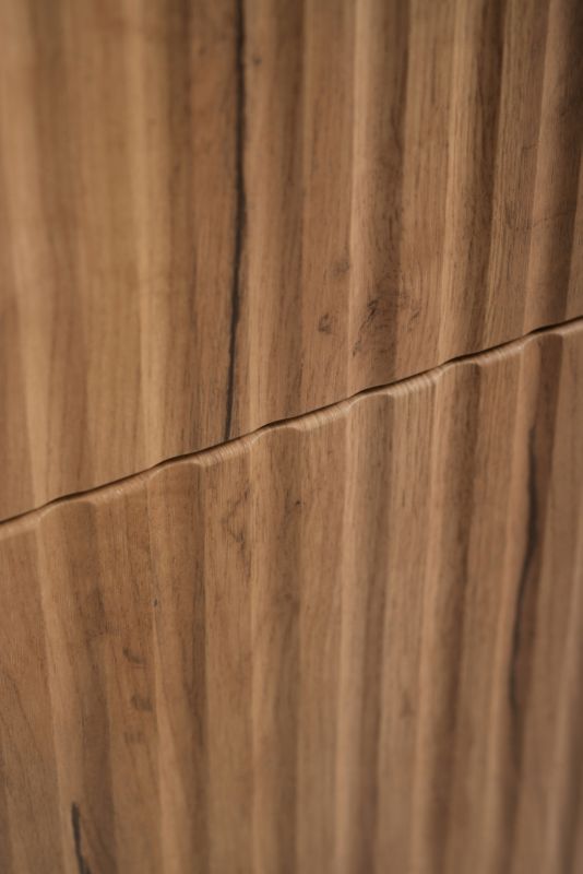 Szafka z umywalką Furnidea 80 cm dąb Craft złoty LINEA 1 szt.