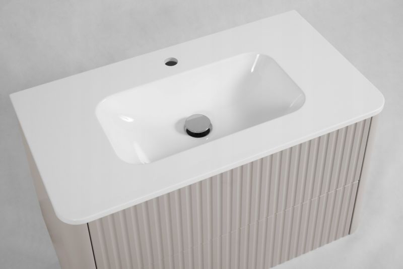 Szafka z umywalką Furnidea 80 cm kaszmir LINEA 1 szt.