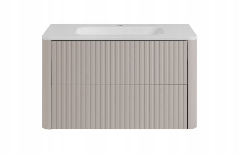 Szafka z umywalką Furnidea 80 cm kaszmir LINEA 1 szt.