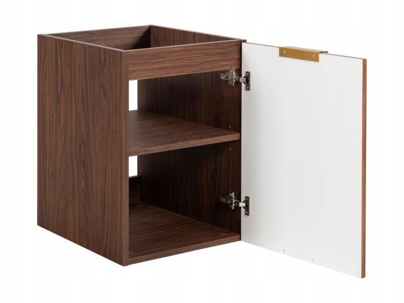 Szafki Łazienkowe Furnidea 160 cm z Blatem Dąb Orzech FLOW 2 SZAFKI 1 szt.