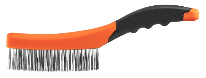 Szczotka druciana Neo Tools drut nierdzewny 4 x 16