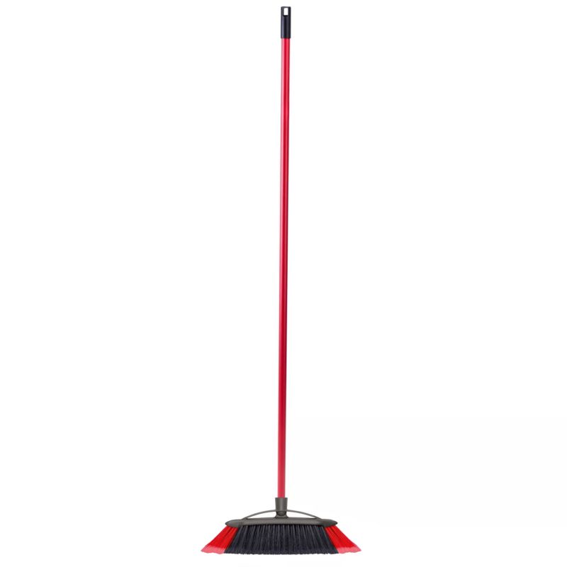 Szczotka profilowana 2 w 1 z drążkiem 130cm czerwona 1 szt.