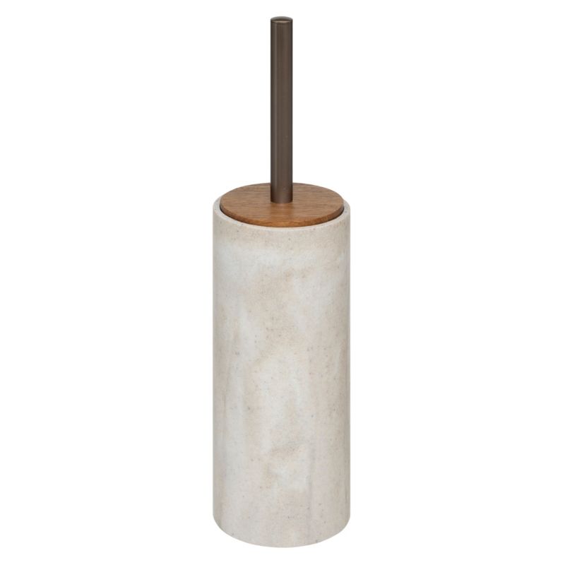 Szczotka toaletowa Como 5five Simply Smart beżowa zamykana 9,6 x 37 cm 1 szt.