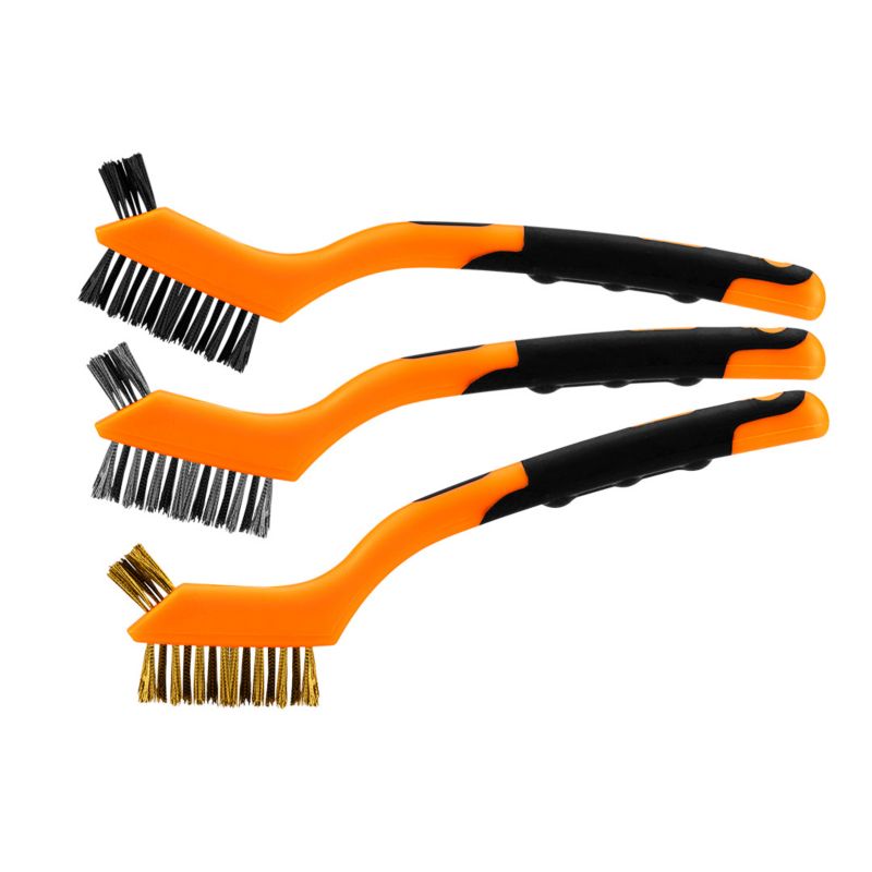 Szczotki druciane NEO TOOLS 3 szt, 3x7 rzędów 1 kpl.