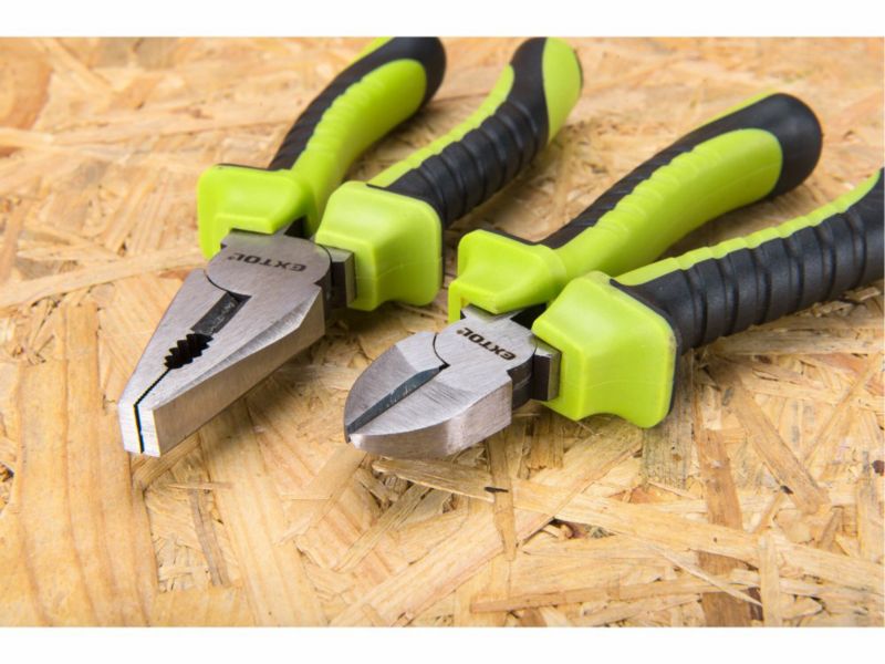 Szczypce boczne 175 mm obcinaki Extol Craft precyzyjne ostrza ergonomiczne rękojeści 1szt