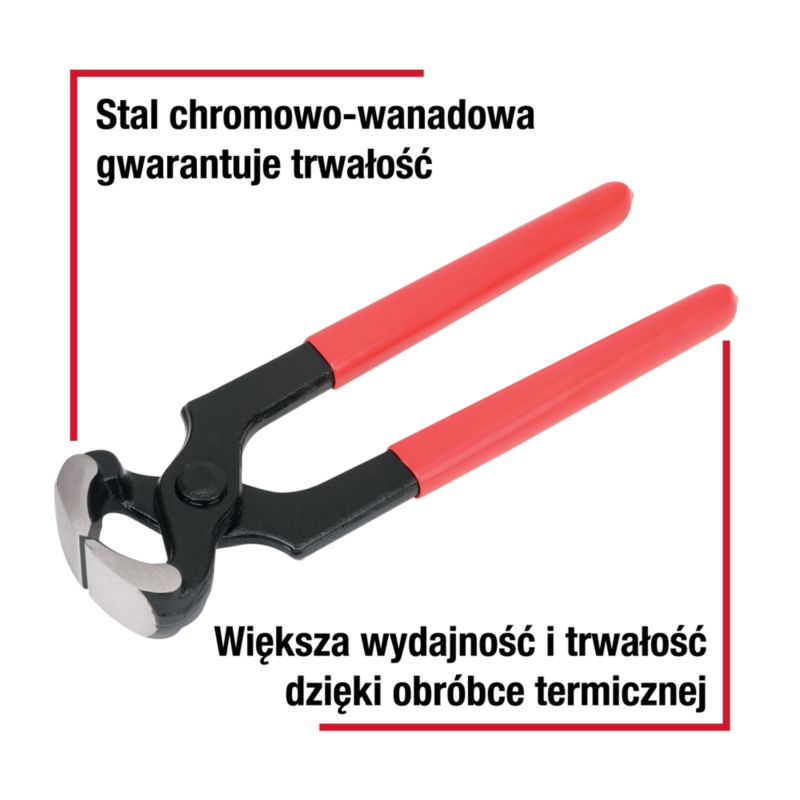 Szczypce czołowe Forge Steel 180 mm