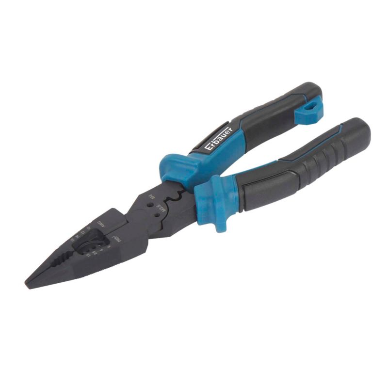 Szczypce długie do kabli Erbauer 210 mm