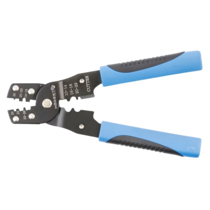 Szczypce Do Zaciskania Końcówek Konektor Hogert Technik 180mm Ht1P215 1szt.