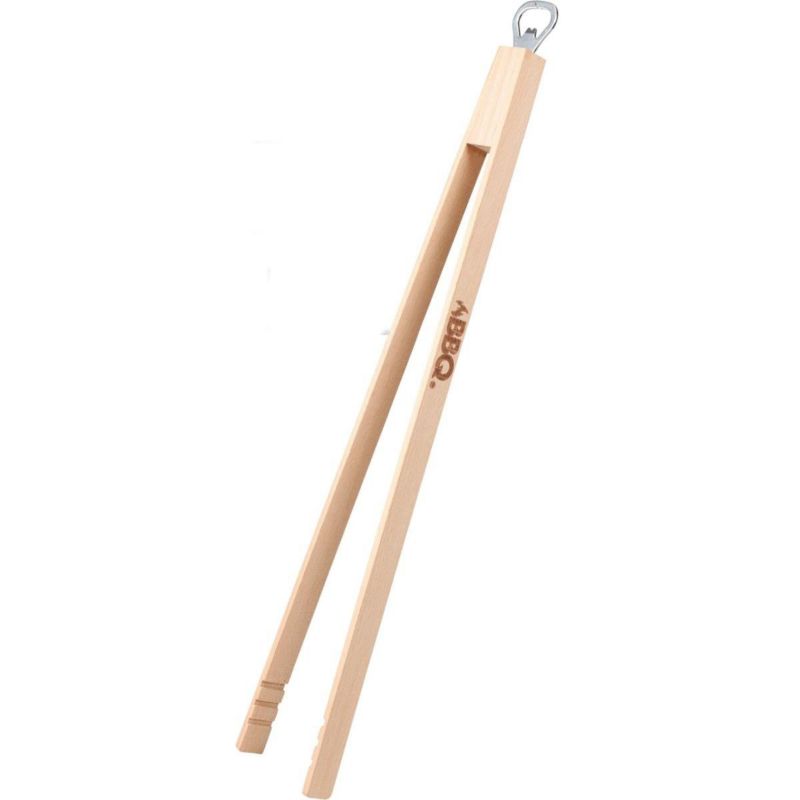 Szczypce Koopman  drewniane do grilla 48cm z otwieraczem 1szt.