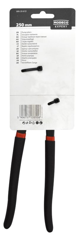 Szczypce Modeco Expert nastawne 250 mm do pomp Cr-V 1 szt.