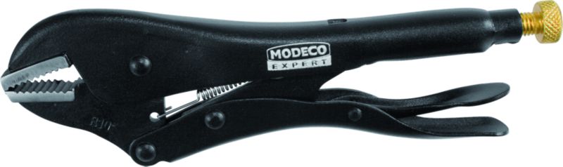 Szczypce Modeco Expert zaciskowe Morsea 215 mm szczęki płaskie - blister 1 szt.