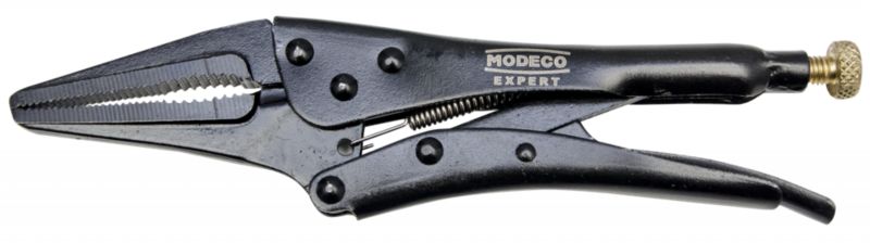 Szczypce Modeco Expert zaciskowe Morsea 215 mm szczęki płaskie wydłużone  - blister - 1 szt.