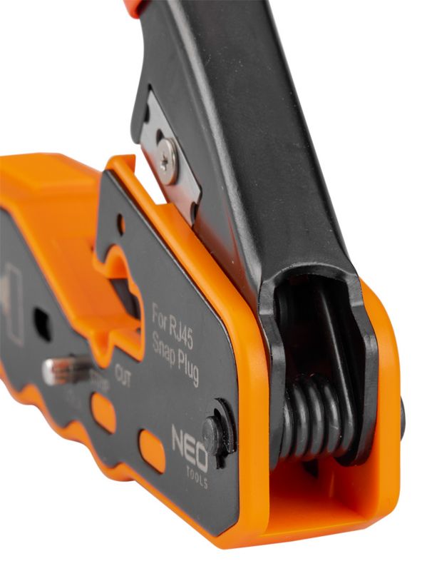 Szczypce NEO TOOLS do zaciskania wtyków przelotowych  RJ45 1 szt