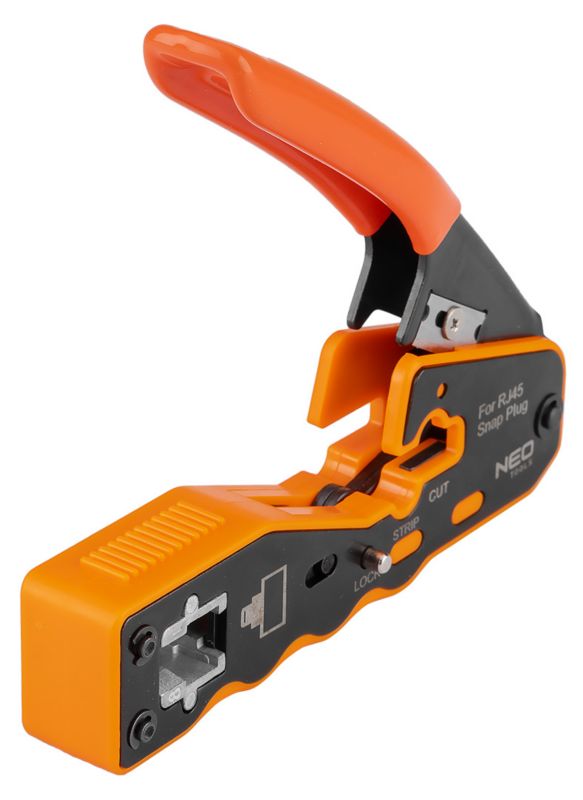 Szczypce NEO TOOLS do zaciskania wtyków przelotowych  RJ45 1 szt