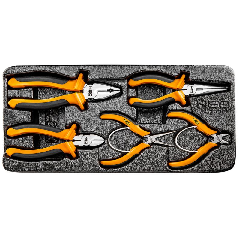 Szczypce NEO TOOLS zestaw 5 szt., wkładka 1 kpl