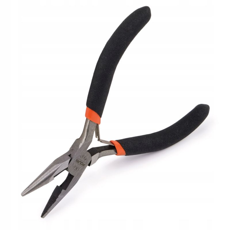 Szczypce wydłużone Polax proste mini 125mm 1 szt.