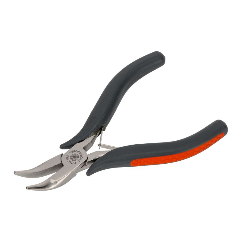 Szczypce wygięte 120mm prof."electronic",2-kol.      proline 1 szt.