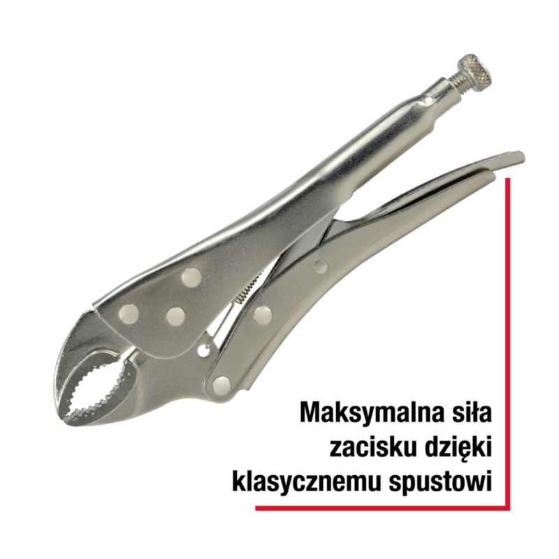 Szczypce zaciskowe Forge Steel 175 mm