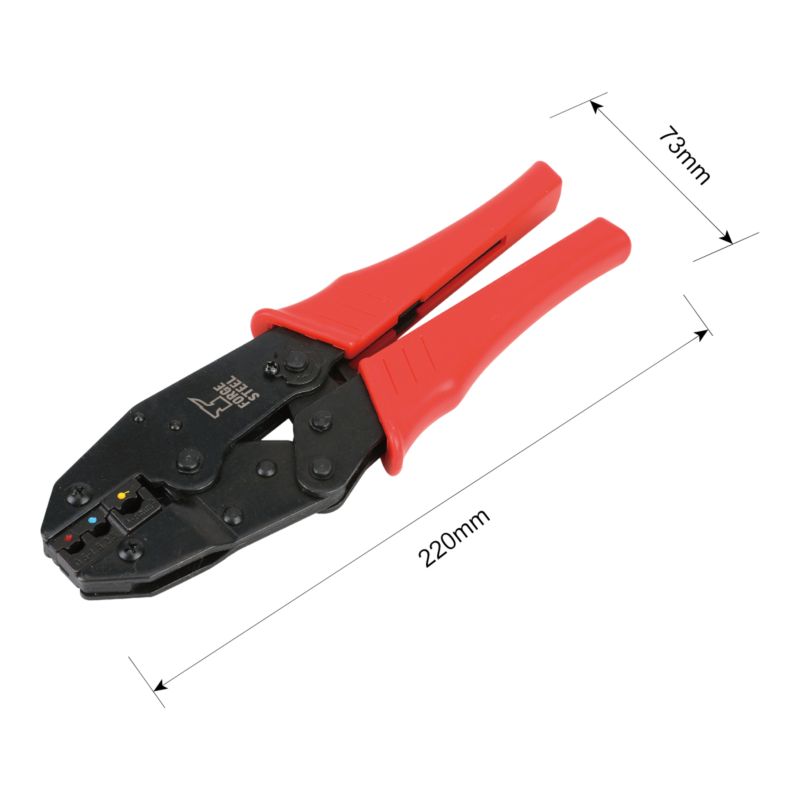 Szczypce zaciskowe Forge Steel 220 mm zapadkowe