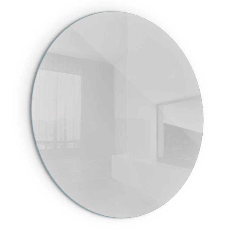 Szklana Podkładka Pod Kominek Okrąg Wallfluent Fi60 cm Stonowany szary 1 szt.