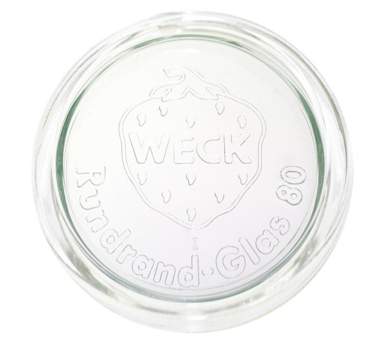 Szklane wieczko MODO24 Weck pokrywka 80 mm 1 szt.
