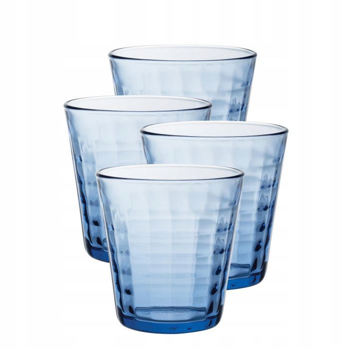 Szklanka Duralex Prisme szklana 275 ml niebieska 4 szt.