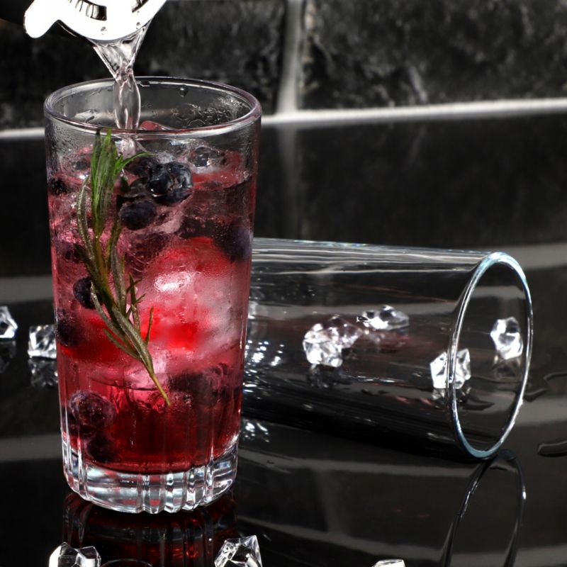 Szklanka KADAX 340ml Do Napojów Drinków Wody Soku Wysoka 1 szt.