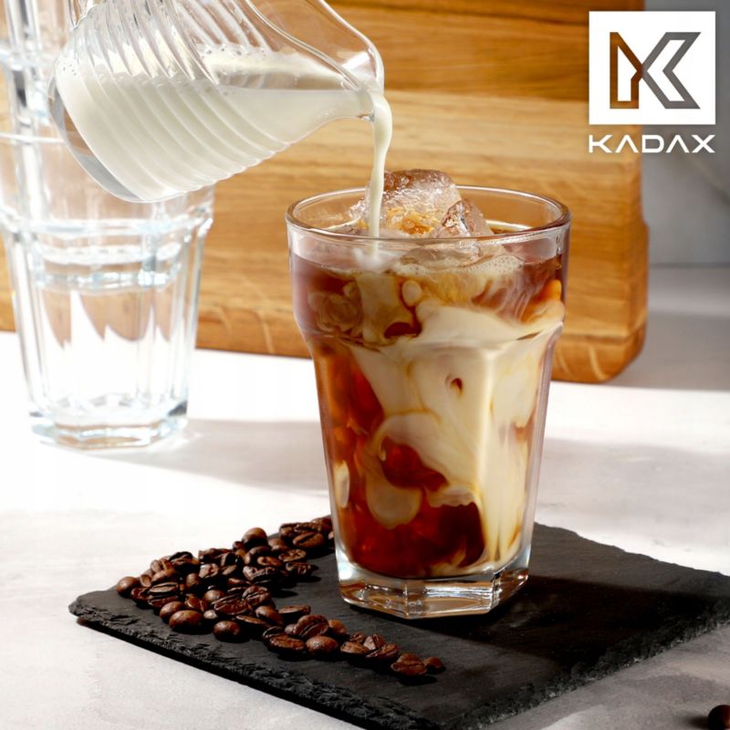 Szklanka KADAX 370ml Do Napojów Drinków Soku Wody Wysoka 1 szt.