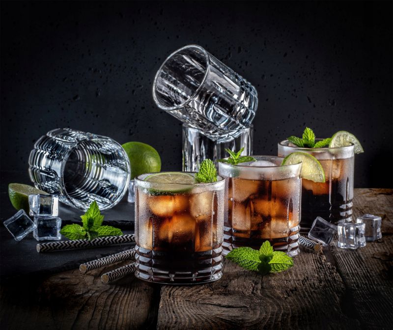 Szklanka KADAX Do Drinków Napojów Soków 320 ml 6 szt