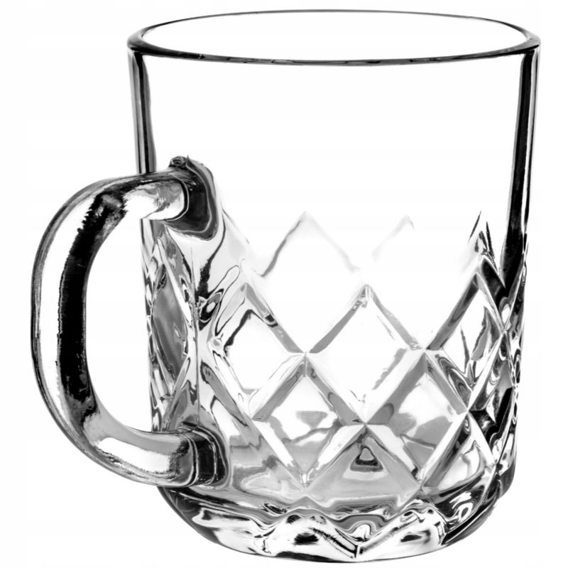 Szklanka KADAX Do Herbaty Kubek szkło Zestaw 230 ml 6szt