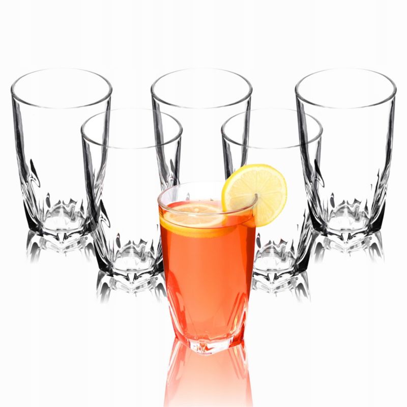 Szklanka KADAX Drinkówka Literatka Do Napojów 440ml 6szt