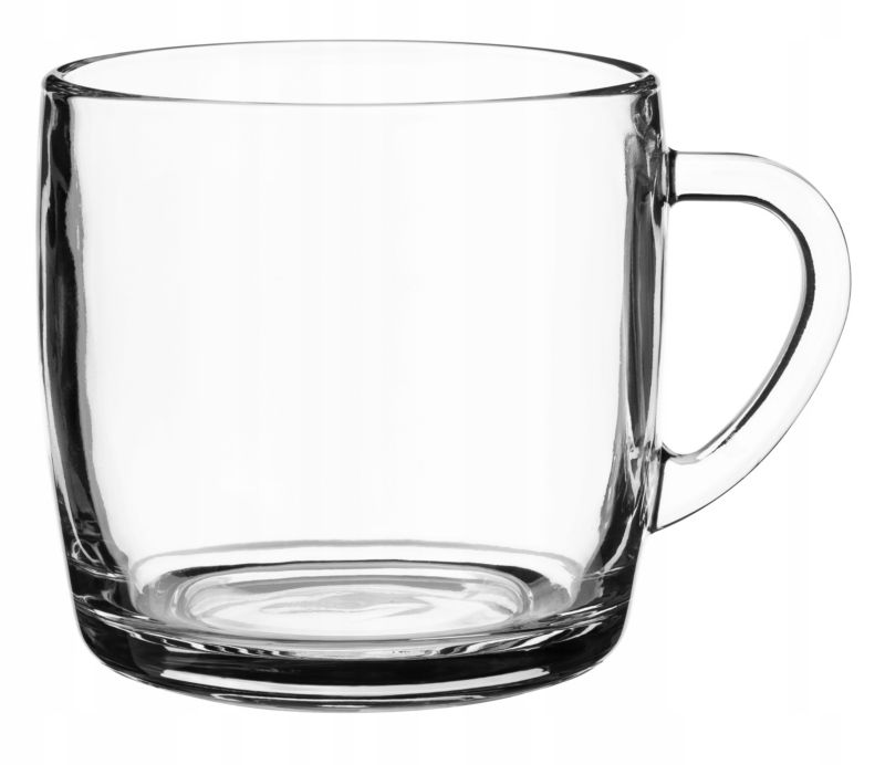 Szklanka KADAX Kubek Z Uchem Do Kawy Herbaty Wody 310ml 1 szt.