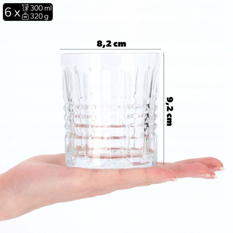 Szklanka KADAX Literatka Do Whisky Napojów Drinków 310ml 1 szt.