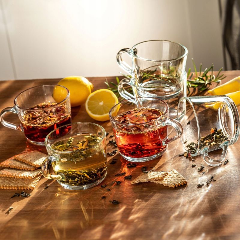Szklanka KADAX Z Uchem Kubek Filiżanka Zestaw 270 ml 6szt