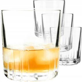 Szklanki KADAX 280ml Zestaw Szklanek Do Whisky Soku 4szt