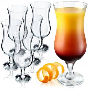 Szklanki KADAX 460ml Do Drinków Piwa Kieliszki Komplet Kieliszków 6 szt.
