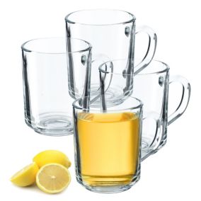 Szklanki KADAX Do Herbaty Kawy 240ml Komplet 4szt