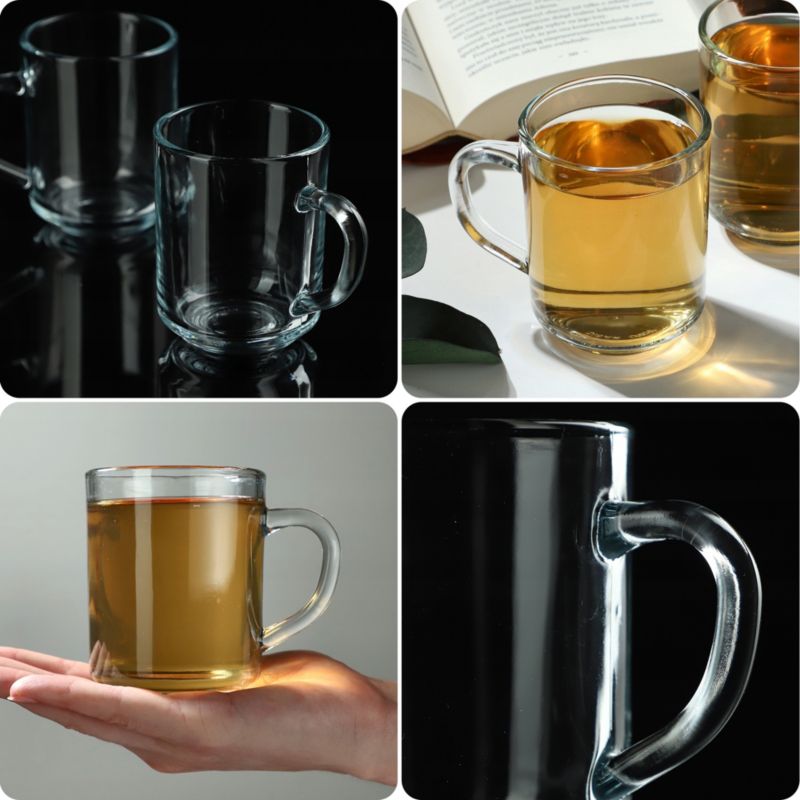 Szklanki KADAX Do Herbaty Kawy 240ml Komplet 4szt