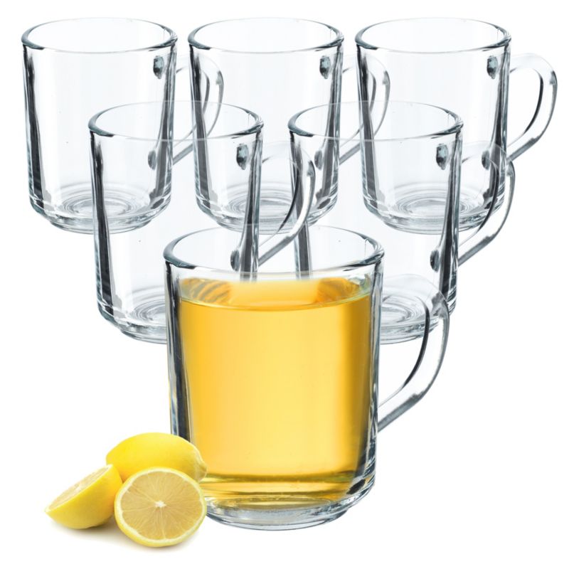 Szklanki KADAX Do Herbaty Kawy 240ml Komplet 6szt