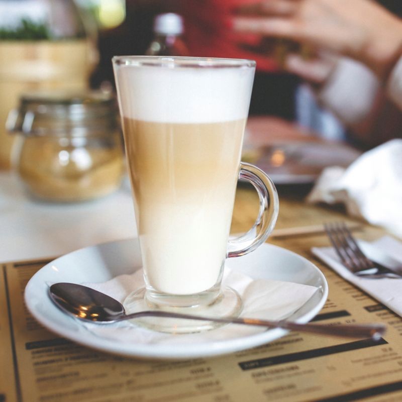 Szklanki KADAX Do Kawy Latte Napojów Zestaw 260ml 6 szt